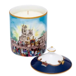 Halcyon Days The Coronation at Westminster Sandalwood & Vetiver Lidded Candle- Royal|Home Fragrance
