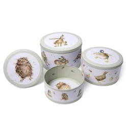 Wrendale Designs 'The Country Set' Set of 3 Cake Tins- Pets