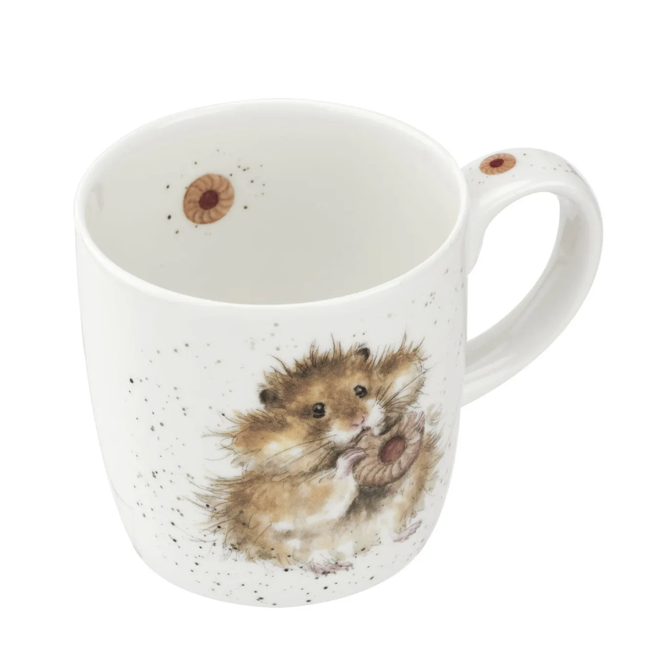 Wrendale Designs 'The Diet Starts Tomorrow' Bone China Mug- Flowers & Garden|Animals