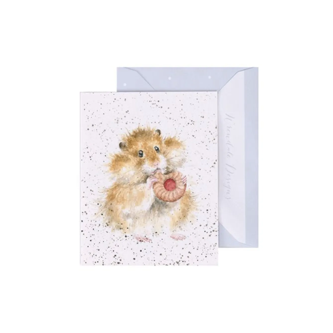 Wrendale Designs 'The Diet Starts Tomorrow' Hamster Enclosure Card- Greeting Cards