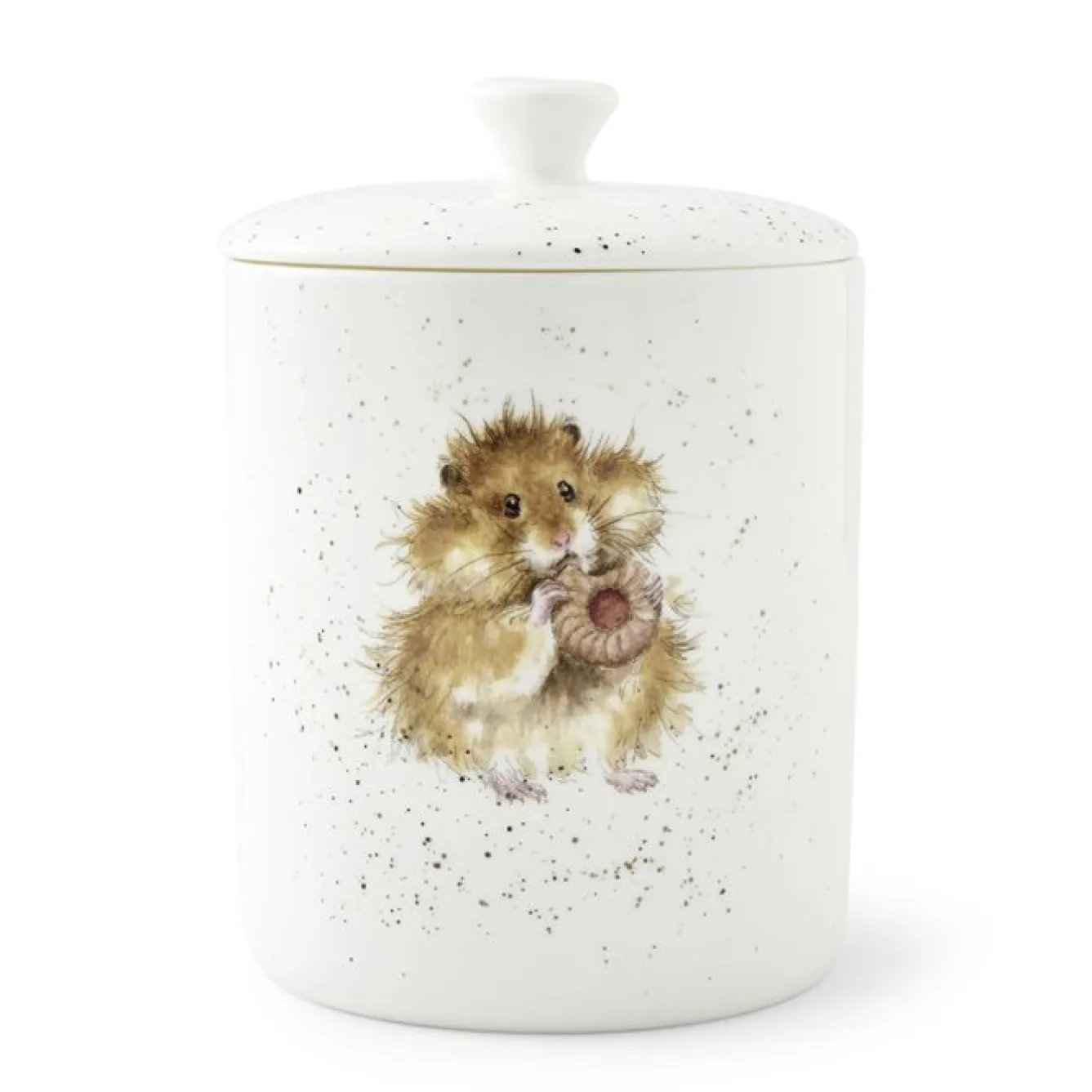 Wrendale Designs 'The Diet Starts Tomorrow' Hamster Biscuit Barrel- Storage|Storage Jars
