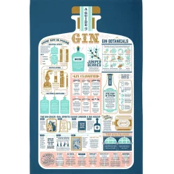 Stuart Gardiner The G & T Tea Towel by- Father's Day|Tea