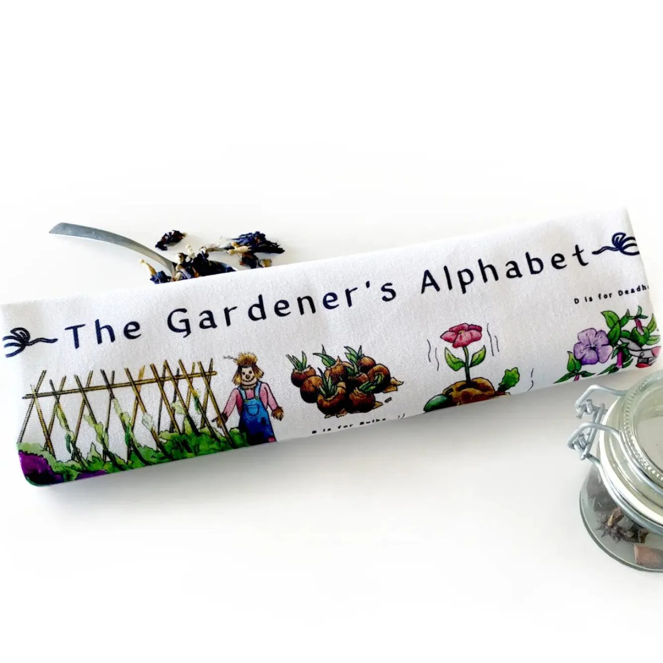 Yeti The Gardener's Alphabet Tea Towel- Tea|Tea Towels