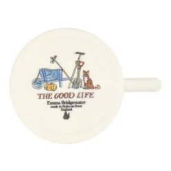 Emma Bridgewater The Good Life In The Garden 1/2 Pint Mug- Whimsical|Flowers & Garden