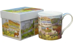 Emma Ball The Highlands Bone China Mug (Boxed)- Tea|Great Britain