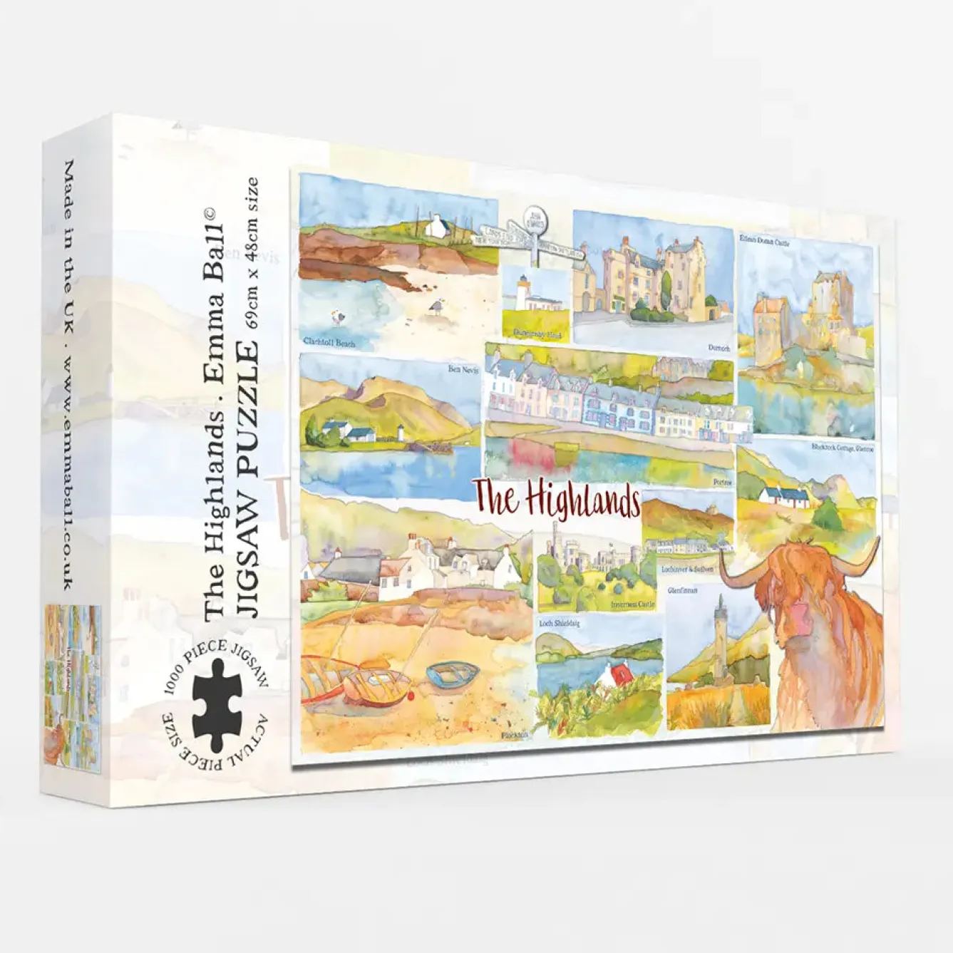 Emma Ball The Highlands 1000 Piece Jigsaw Puzzle by- Puzzles