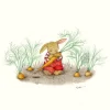 Moongazer Cards The Hungry Rabbit Greeting Card- Greeting Cards