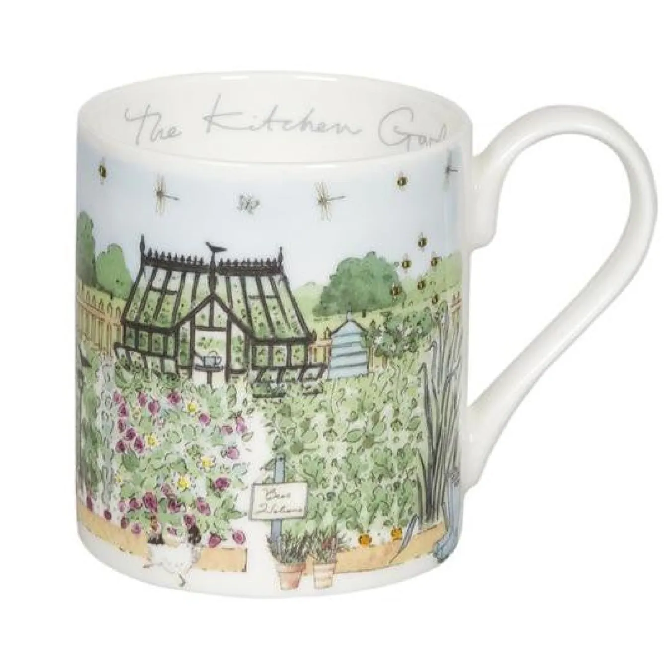 Sophie Allport The Kitchen Garden Home Grown Scene Mug- Gardening|Flowers & Garden