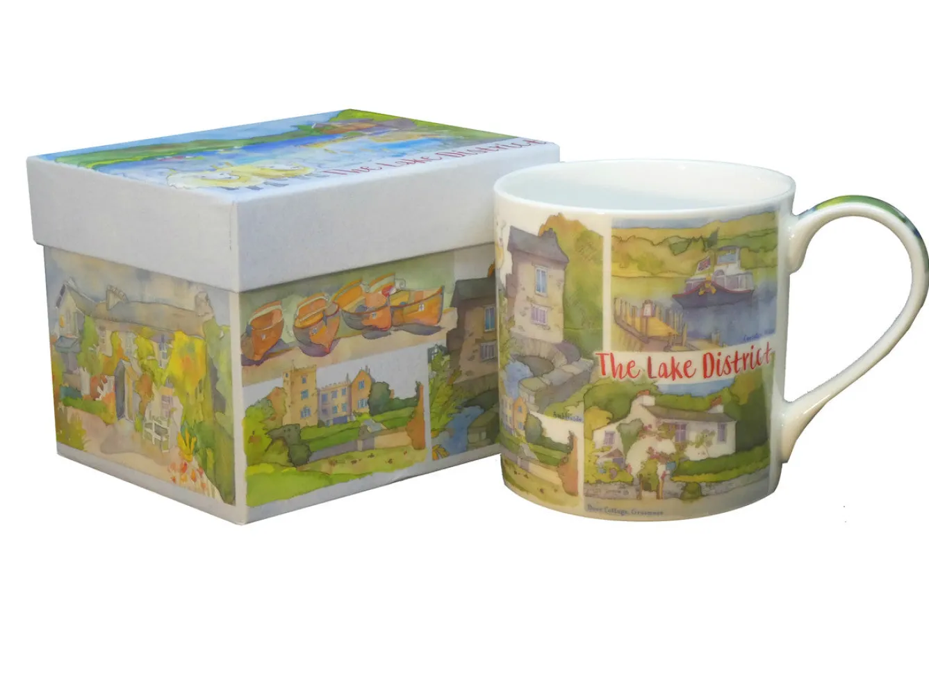 Emma Ball The Lake District Bone China Mug (Boxed)- Great Britain