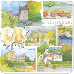 Emma Ball The Lake District Coasters - Set of 4- Tea|Coasters