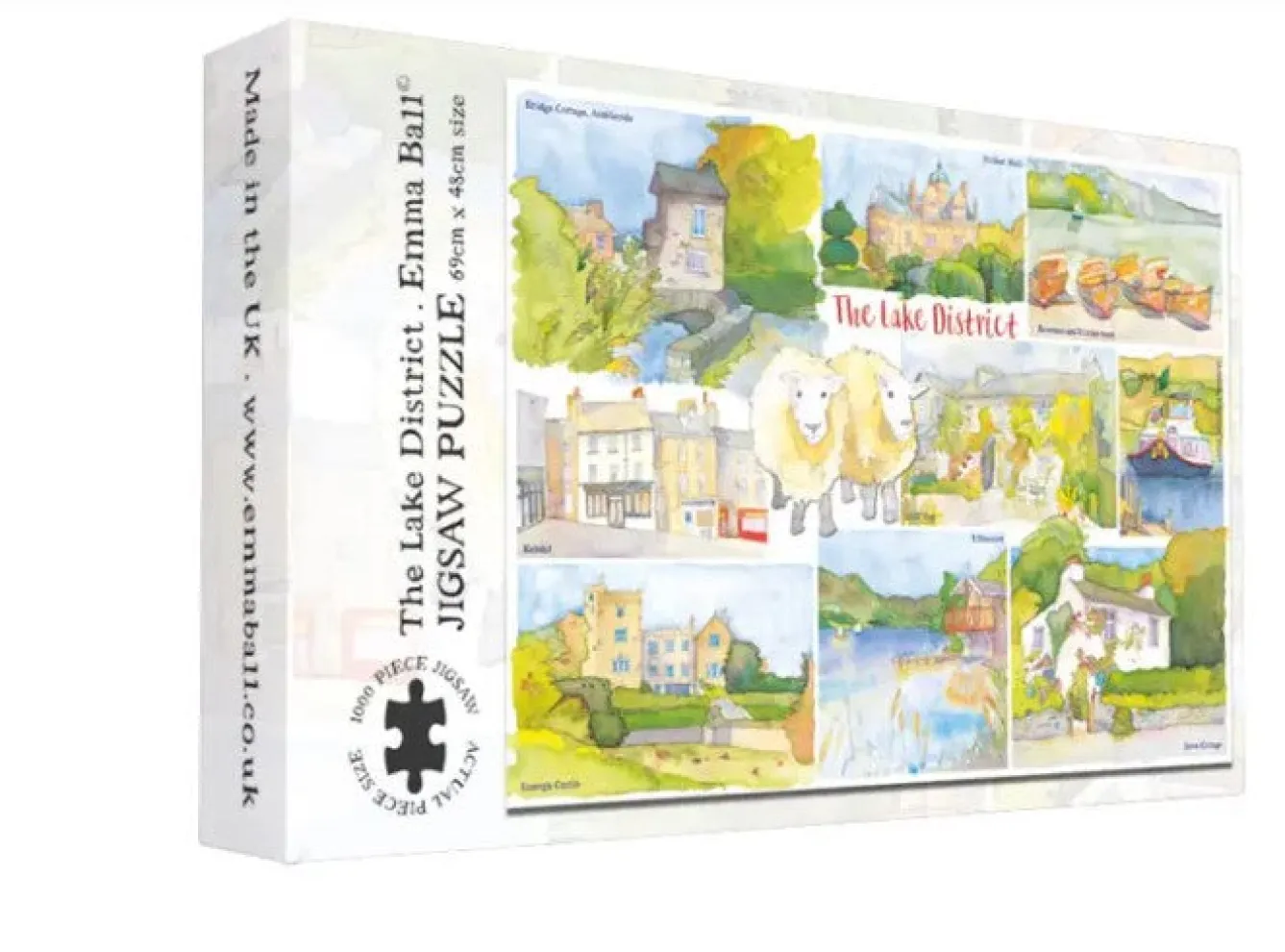 Emma Ball The Lake District 1000 Piece Jigsaw Puzzle by- Puzzles