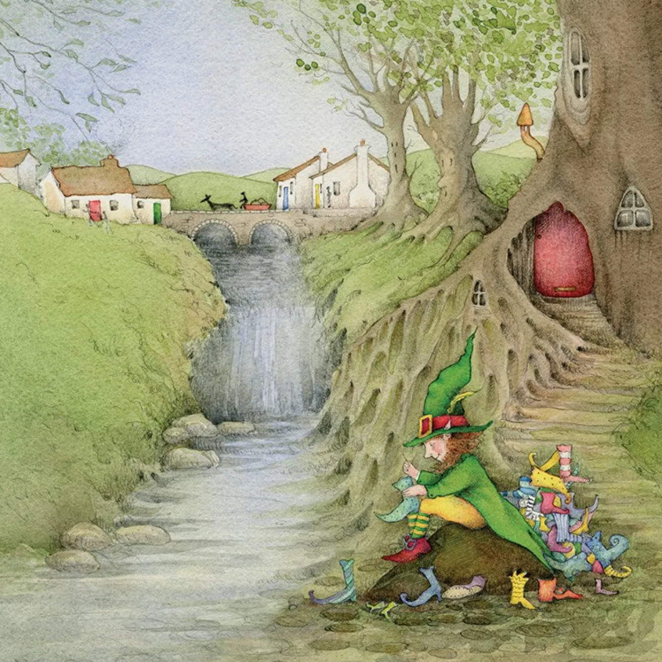 Moongazer Cards The Leprechaun Greeting Card- Greeting Cards