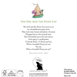 Moongazer Cards The Owl & the Pussy-Cat Dance Greetings Card- Greeting Cards