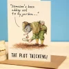 Bewilderbeest The Plot Thickens Greetings Card- Greeting Cards