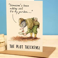 Bewilderbeest The Plot Thickens Greetings Card- Greeting Cards
