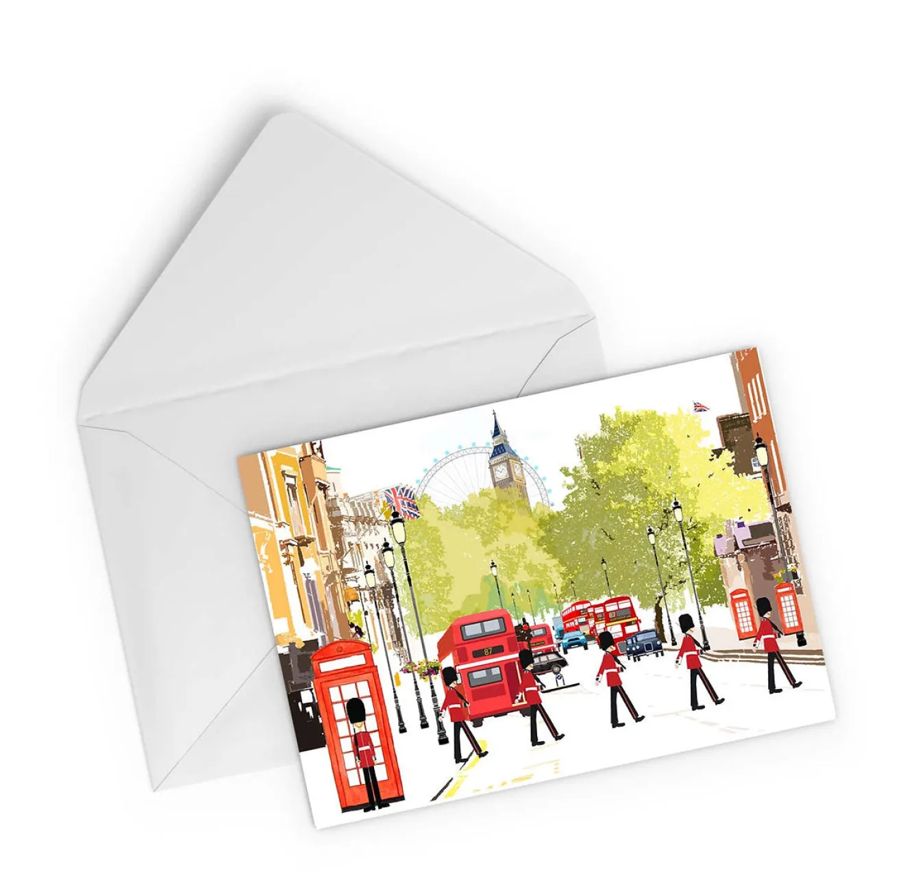 Njeri Illustrated The Royal Guard Card- Greeting Cards
