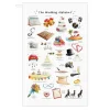 Yeti The Wedding Alphabet Tea Towel- Tea|Tea Towels