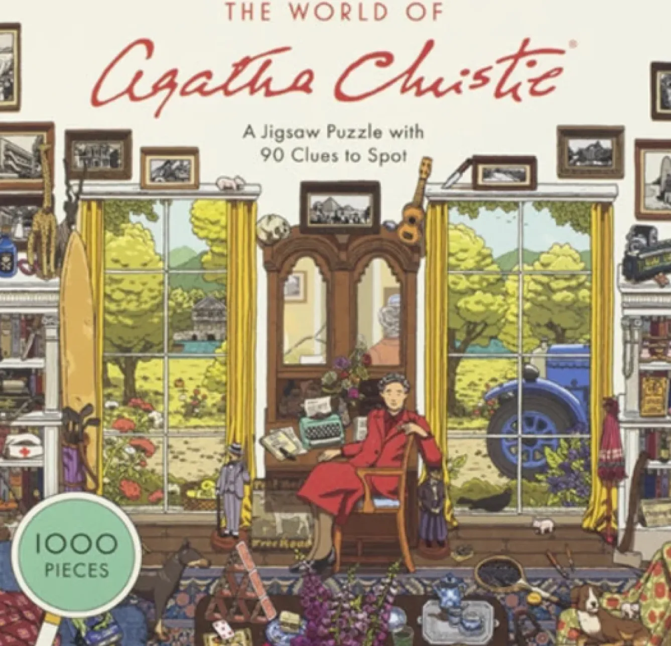Chronicle Books The World of Agatha Christie 1000 Piece Jigsaw Puzzle- Puzzles