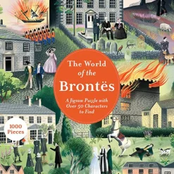 Chronicle Books The World of Brontës 1000 Piece Jigsaw Puzzle- Puzzles
