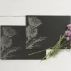 Selbrae Thistle Slate Placemats - Set of 2- Placemats