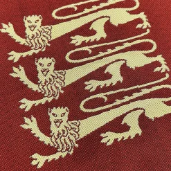 Signare Three Lions Red Flat Tote Bag- Royal|Bags