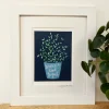 Lucky Lobster Thyme Plant Print Framed- Art