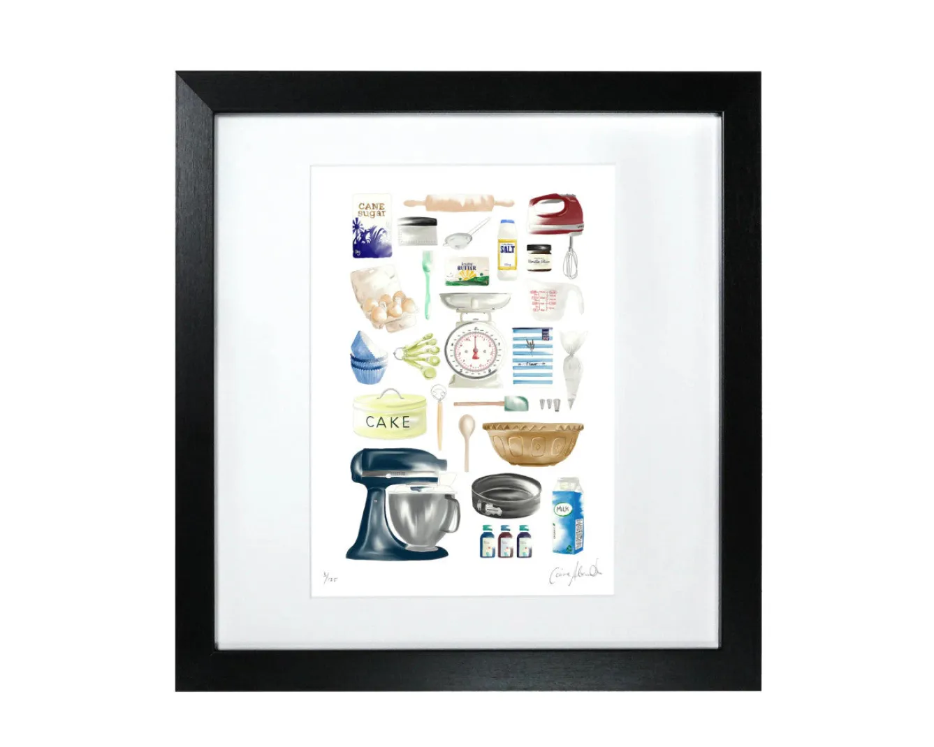 Corinne Alexander Time to Bake Framed Print by- Art
