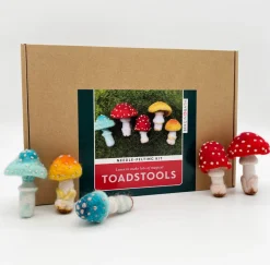 Bergin & Bath Toadstools Needle Felting Kit- Crafts