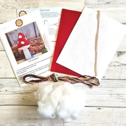Corinne Lapierre Toadstool Wool Mix Felt Craft Kit- Crafts|Children