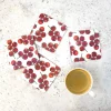 Corinne Alexander Tomato Coaster Set by- Coasters
