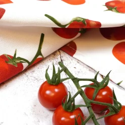 Corinne Alexander Tomato Tea Towel by- Tea|Tea Towels