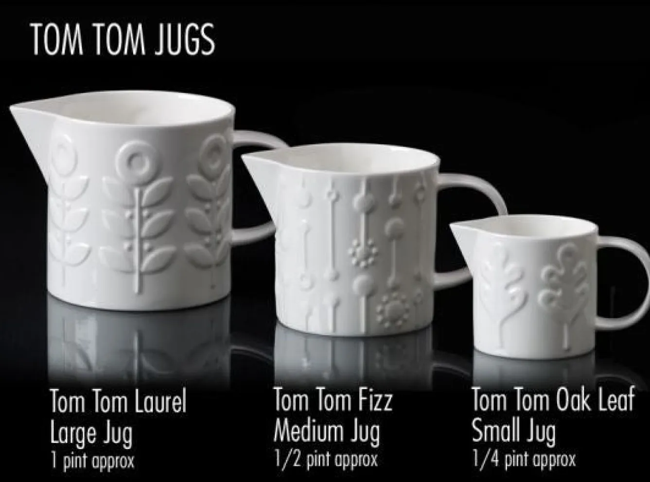Repeat Repeat Tom Tom Oak Leaf Small Jug- Jugs