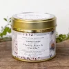 Toasted Crumpet Tonka Bean & Vanilla Candle in a Matt Gold Tin- Home Fragrance