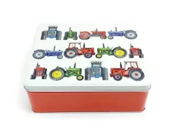 Emma Bridgewater Tractors Deep Rectangular Tin- Storage Caddies|Storage