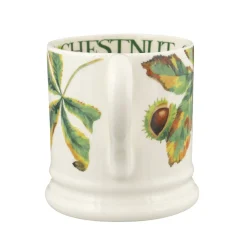 Emma Bridgewater Tree & Leaves Horse Chestnut & Conker 1/2 Pint Mug- Flowers & Garden