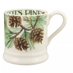 Emma Bridgewater Tree & Leaves Scots Pine 1/2 Pint Mug- Flowers & Garden