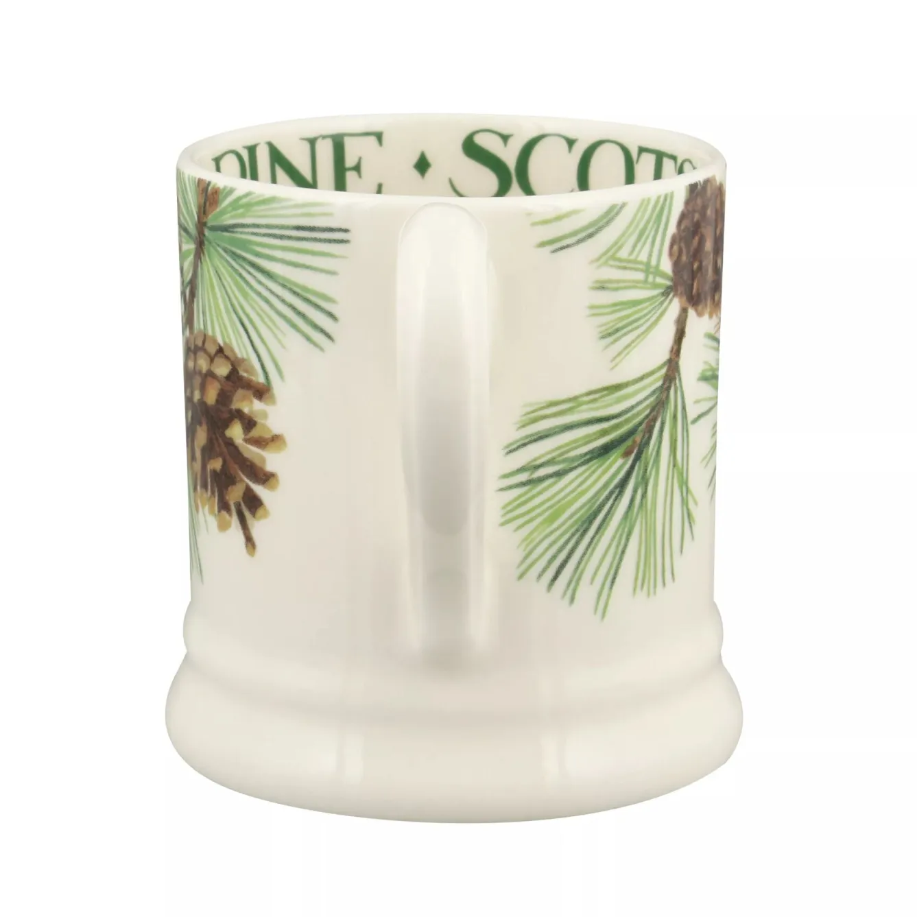 Emma Bridgewater Tree & Leaves Scots Pine 1/2 Pint Mug- Flowers & Garden