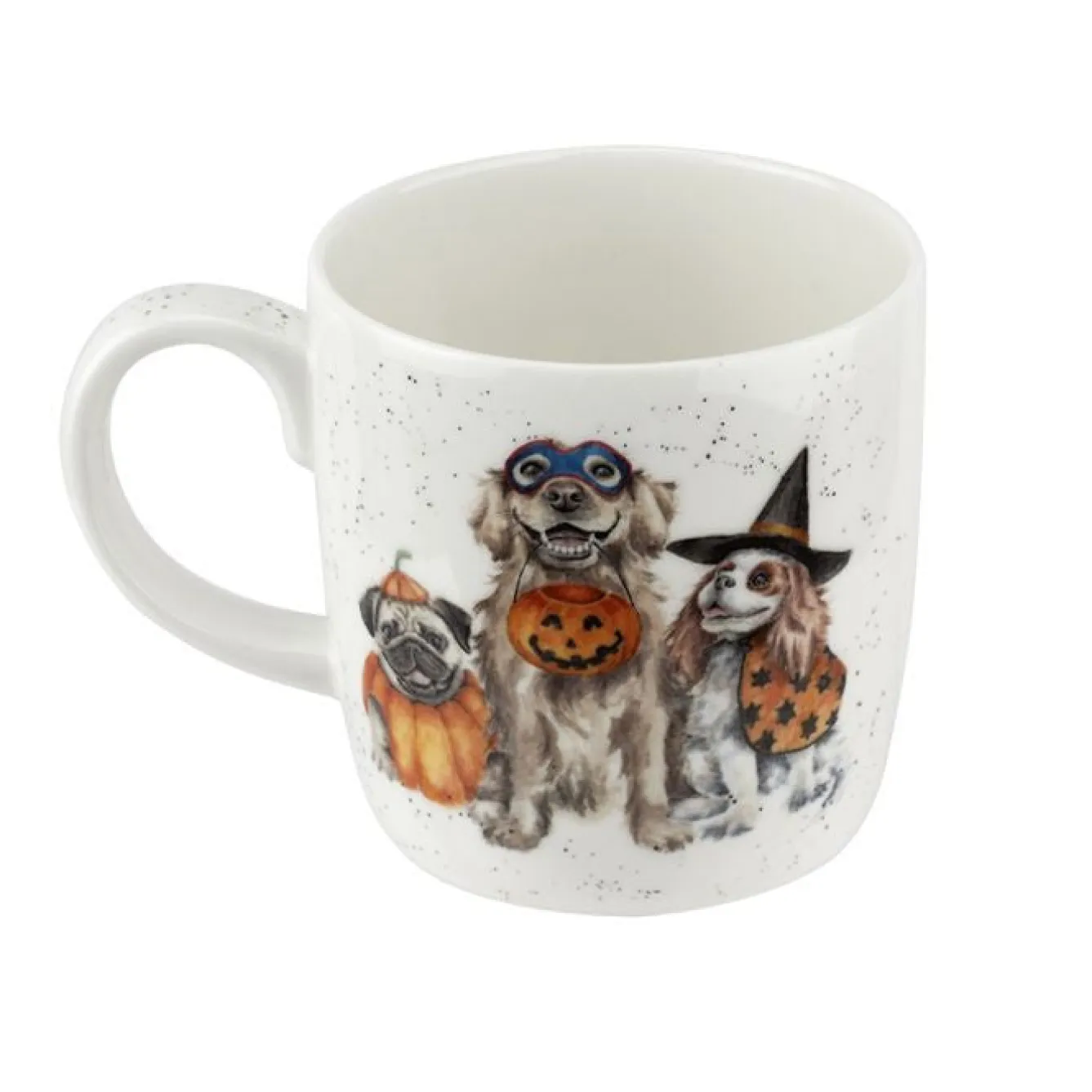 Wrendale Designs 'Trick or Treat' Dog Bone China Mug- Halloween|Halloween