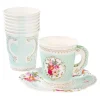 Talking Tables Truly Scrumptious Teacup & Saucer Set - 12 pack- Picnic|Tea