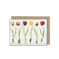 Laura Stoddart Tulip Parade Greetings Card- Greeting Cards