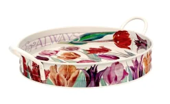 Emma Bridgewater Tulips Large Handled Tray- Trays|Trays