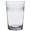The Vintage List Tumbler with Ovals Design by- Glassware