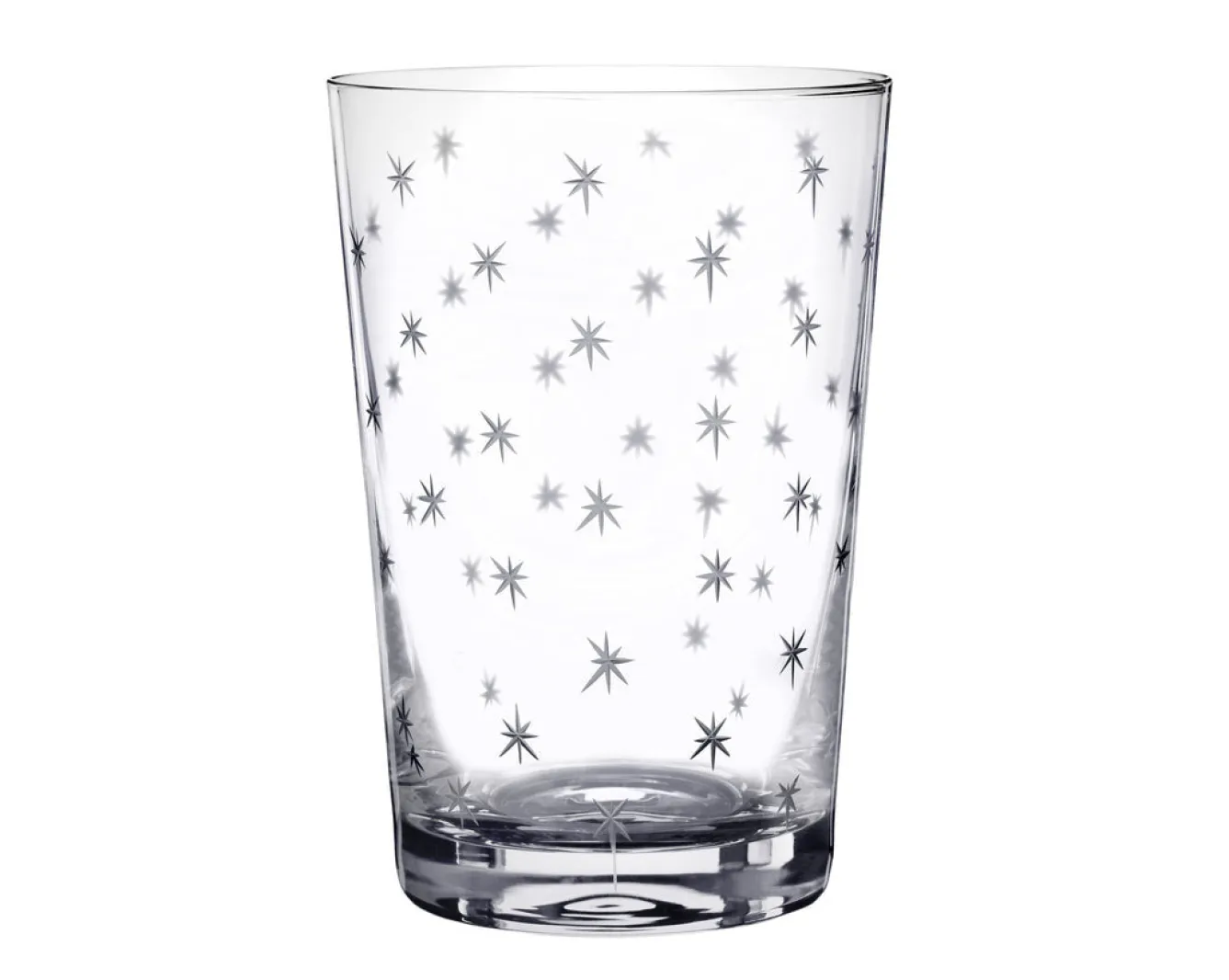 The Vintage List Tumbler with Star Design by- Glassware