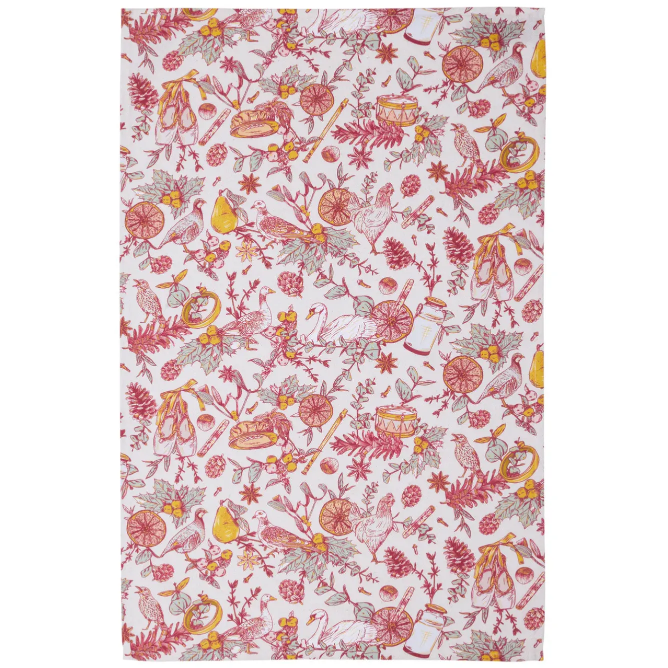 Victoria Eggs Twelve Days of Christmas Tea Towel- Tea|Tea Towels