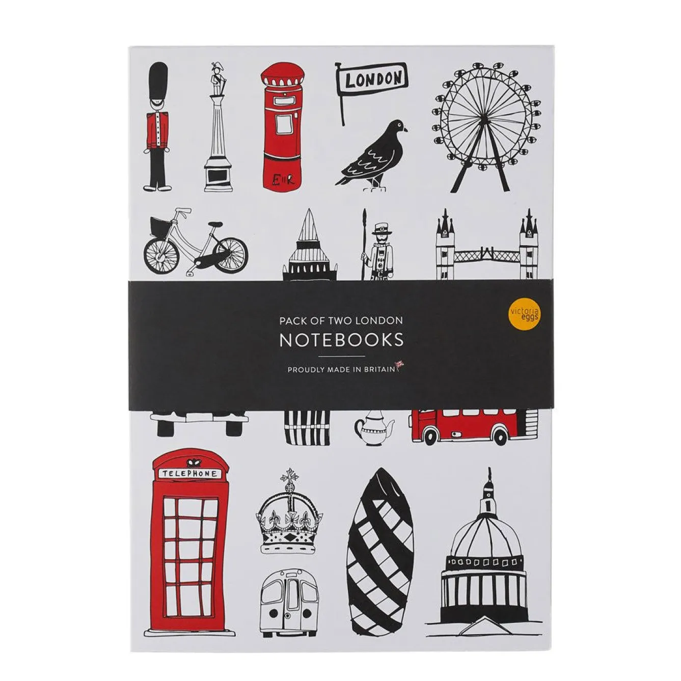 Victoria Eggs Two London Notebooks- Stationery