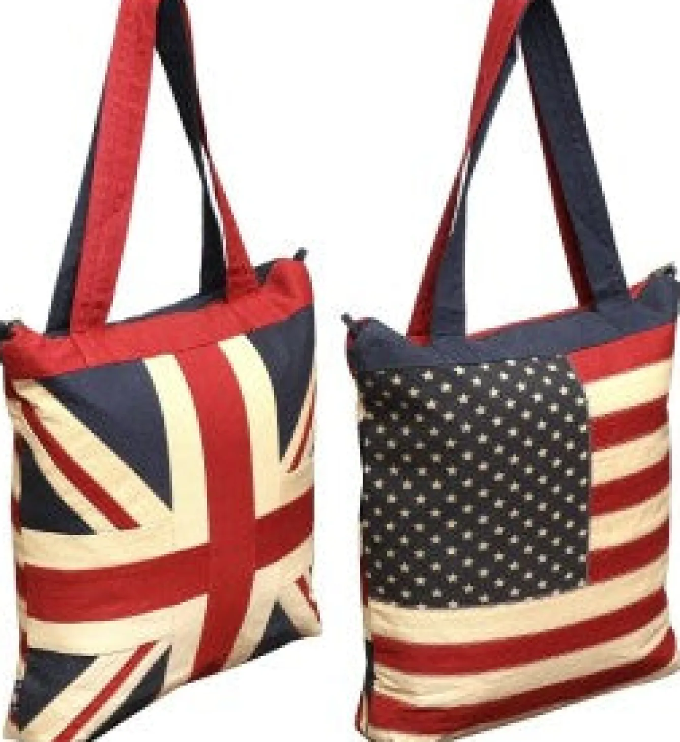Woven Magic Union Americana Vintage Zipped Tote Bag- Bags