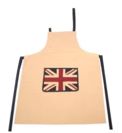 Woven Magic Union Jack Bib Apron- Royal|Aprons