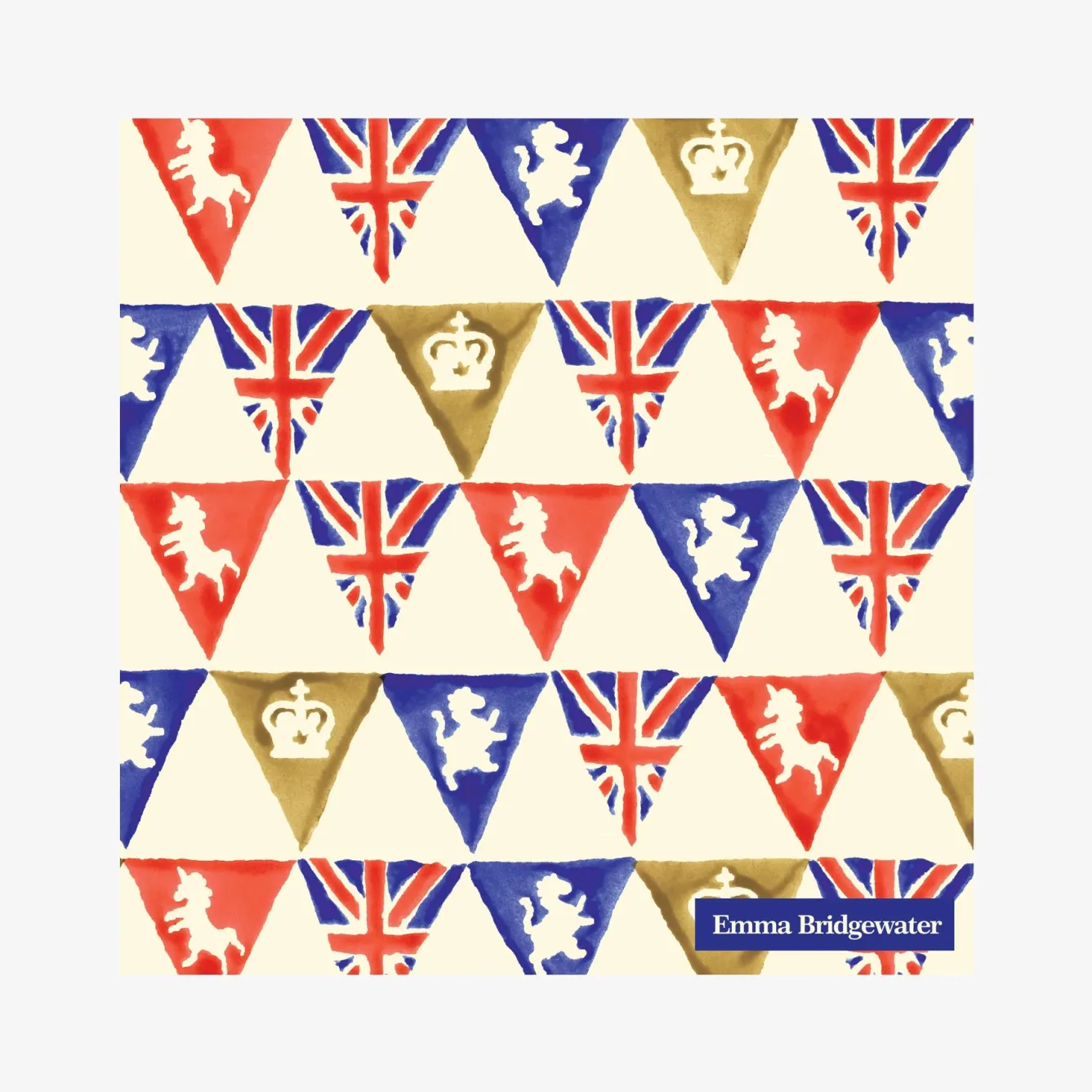 Emma Bridgewater Union Jack Bunting Napkins- Royal