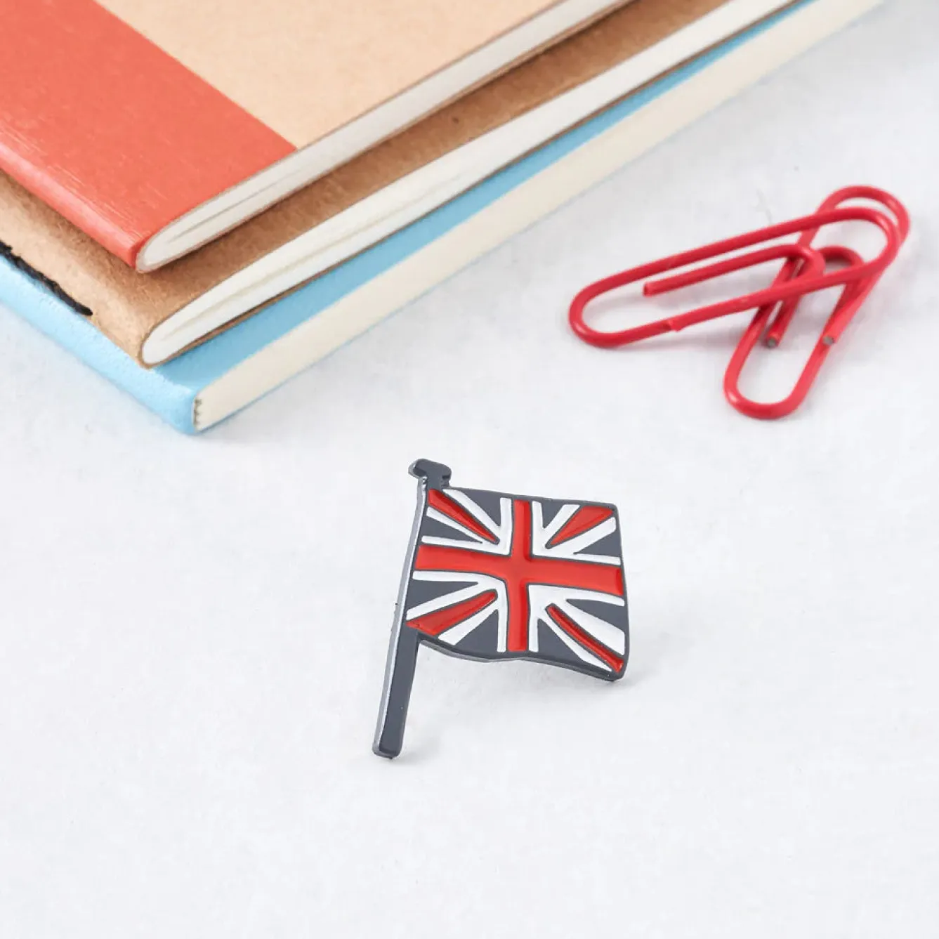 Victoria Eggs Union Jack Enamel Pin Badge- Key Chains|Children