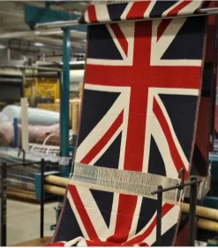 Bronte Moon Union Jack Merino Lambswool Throw Blanket- Pillows & Throws|Bright Colors